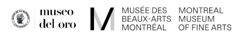 Logos del Museo del Oro y del Museo de bellas Artes de Montreal