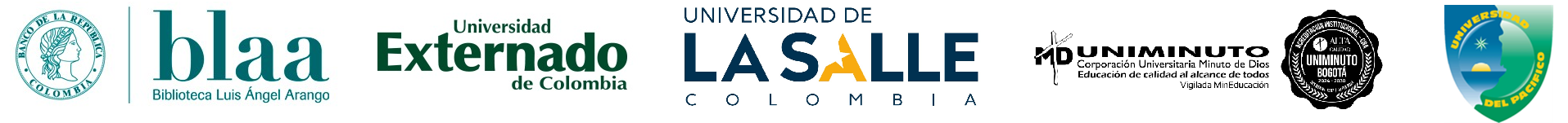 Logos BLAA Universidades Salle Externado Minuto de Dios Pacífico