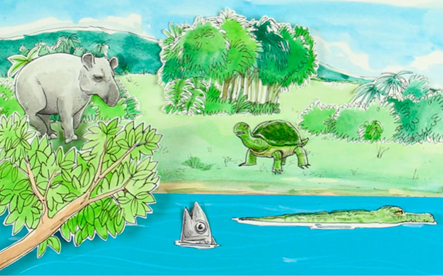 Animales que viven cerca a los ríos