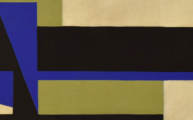Imagen de la obra: Horizontal verde-azul (detalle)