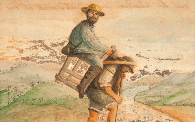 Ilustración de caminos reales