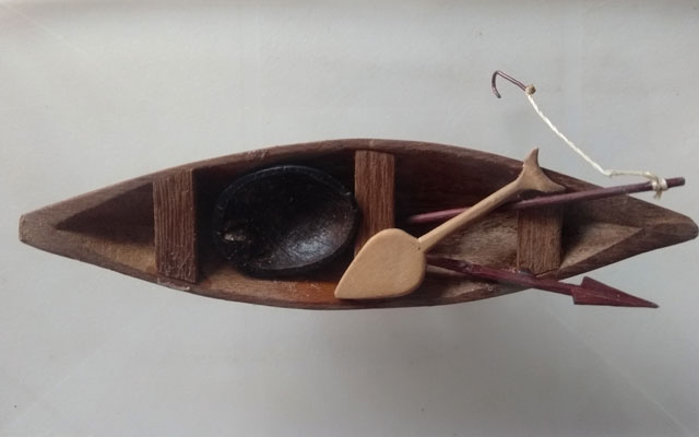 Canoa artesanal Amazonas