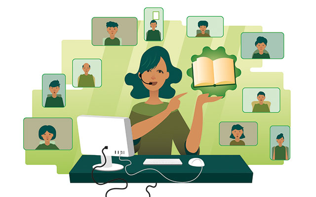 Conversación virtual en la Web