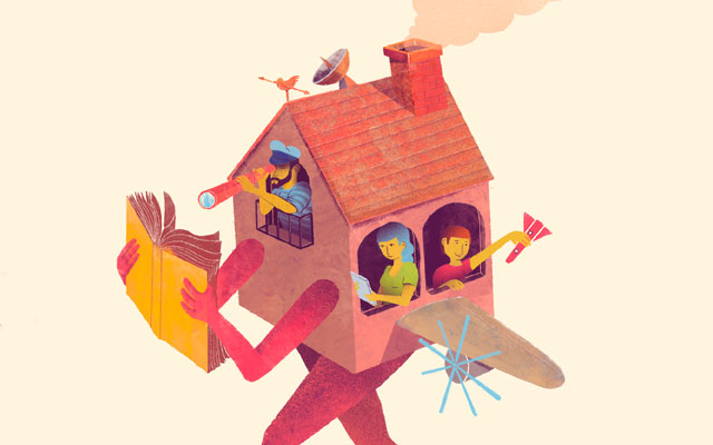 Ilustración feria del libro