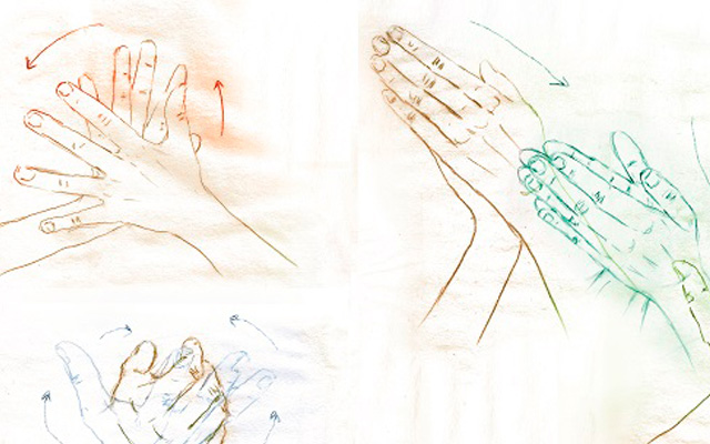 Ilustración de Lengua de señas