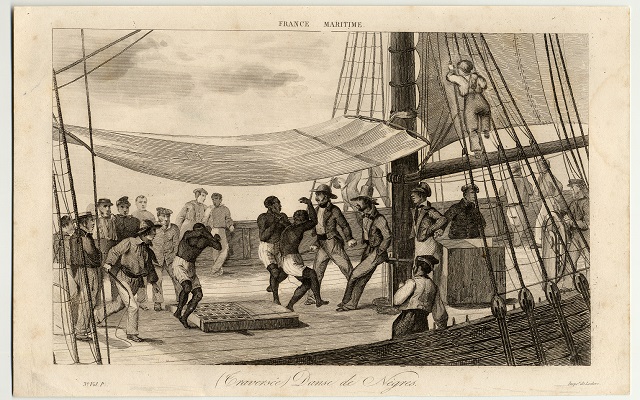 La danza de los negros. Dutertre, 1848. Colecciones del Museo de Historia de Nantes - Castillo de los duques de Bretaña.