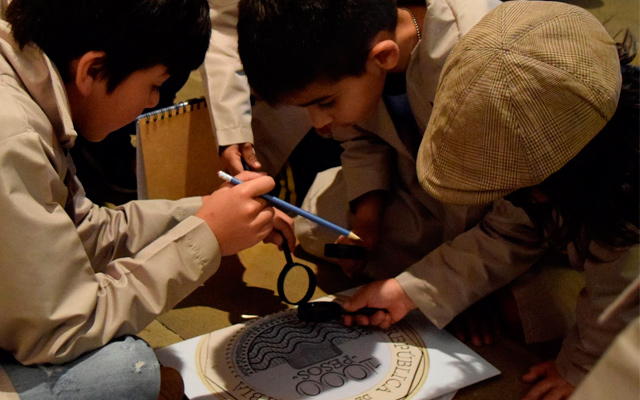 Taller para niñas y niños en el Museo Casa de Moneda.