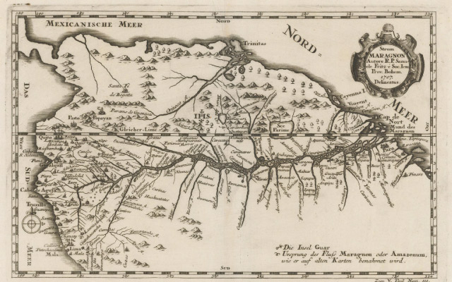 Strom Maragnon, 1707. Samuel Fritz.
