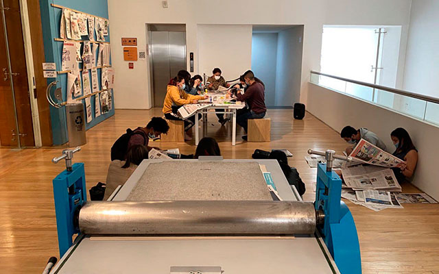 Taller de 'Periódicos de ayer'