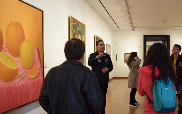 Visitantes en el Museo Botero