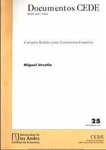 Camacho Roldán como economista empírico
