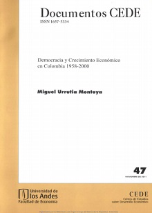 Democracia y crecimiento económico en Colombia 1958-2000