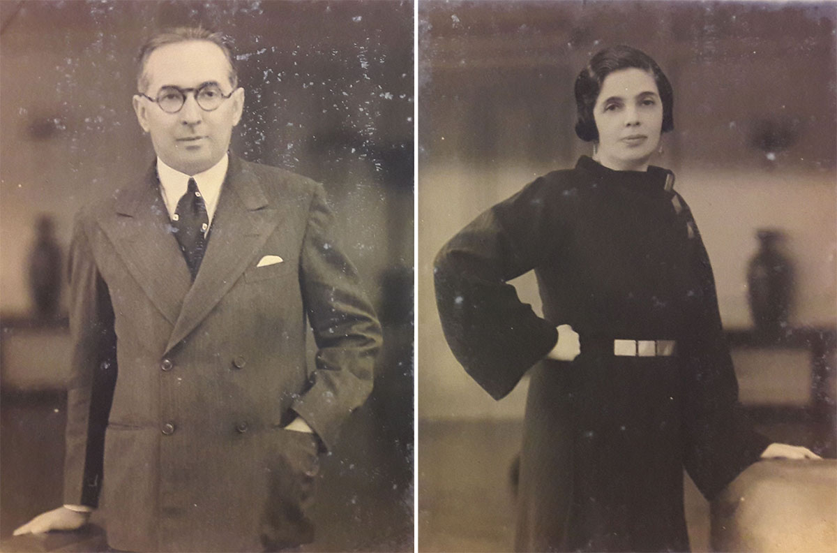 Fotografías de Alfonso López Pumarejo y su esposa María Michelsen de López. Imagen exclusiva de divulgación, prohibido su uso.
