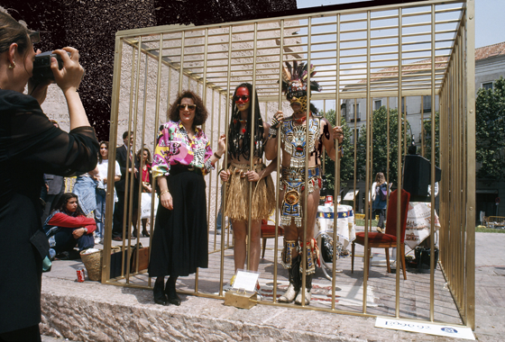 Two Undiscovered Amerindians Visit Madrid, 1992 - G. Gómez P. y Coco Fusco 