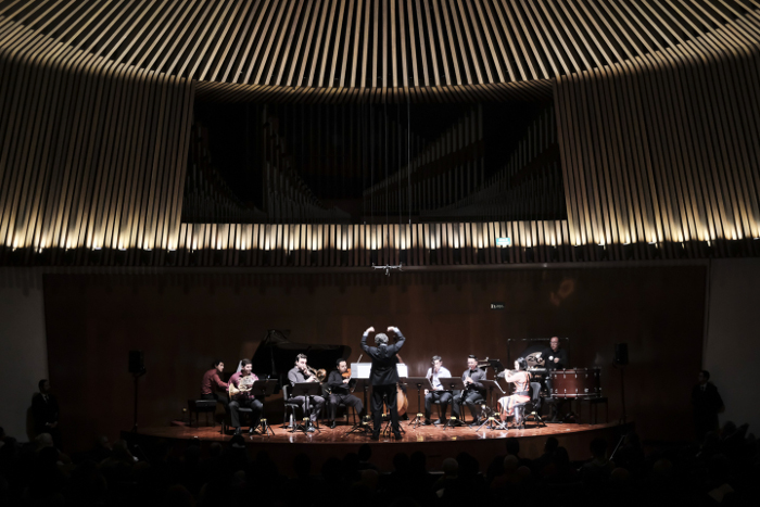 concierto, composición, ensamble Concierto La música de Rodolfo Acosta realizado el miércoles 13 de noviembre en la Sala de Conciertos de la Biblioteca Luis Ángel Arango