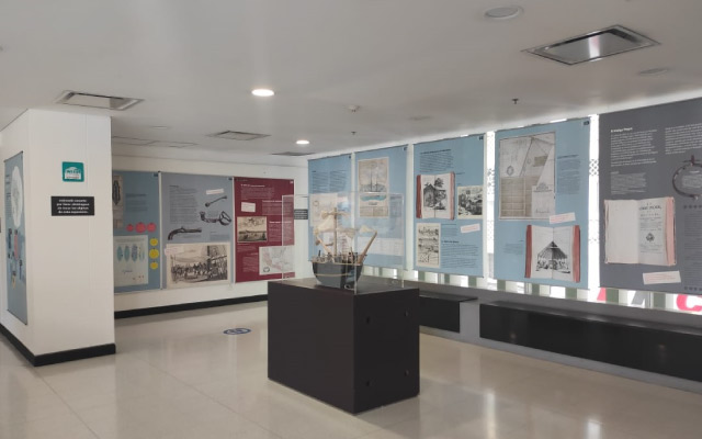 Exposición La Marie-Seraphique, a bordo de un navío esclavista, en el Centro Cultural de Neiva.