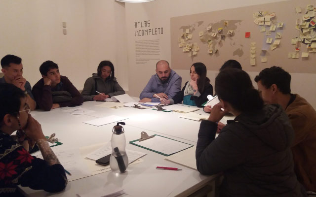 Taller de creación literaria parte del ciclo Un lugar en el mundo 2.