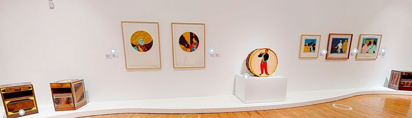 Recorrido 3D por la exposición 'Beatriz González: Una retrospectiva'