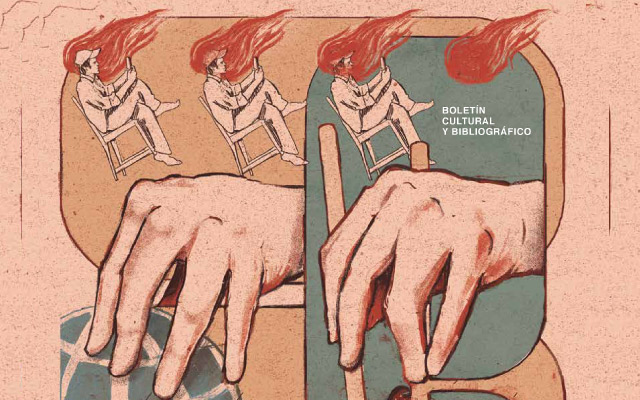 Detalle de la portada el Boletín Cultural y Bibliográfico 101