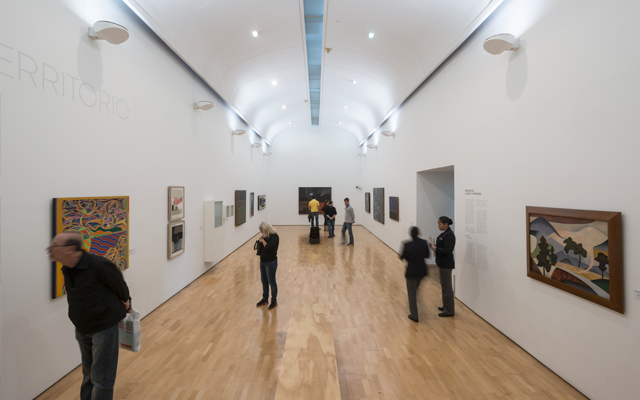 Sala de la Colección de arte del Banco de la República