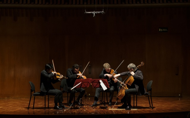 Concierto ofrecido por el Cuarteto Diotima en Bogotá el 3, 6 y 10 de marzo del 2019 en la Sala de Conciertos de la Biblioteca Luis Ángel Arango. 