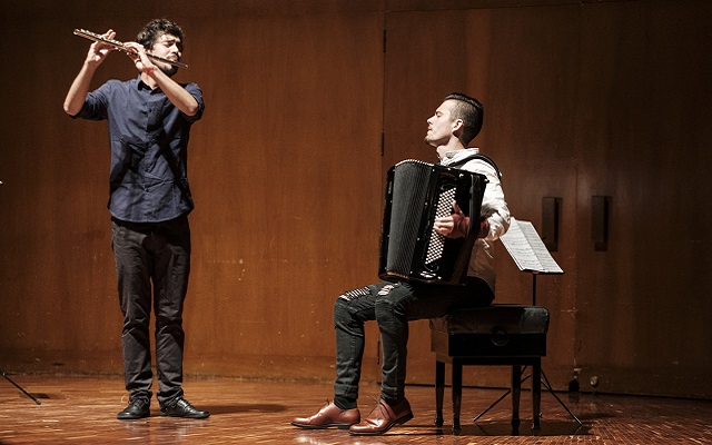 Concierto de Das Kollektiv realizado el jueves 18 de julio de 2019 en la Sala de Conciertos de la Biblioteca Luis Ángel Arango en el marco de la Serie de los Jóvenes Intérpretes.