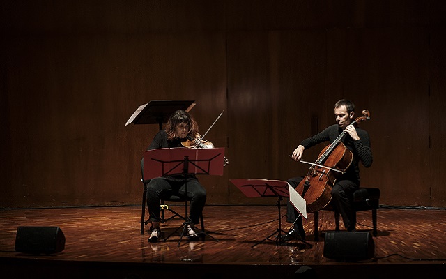 Concierto ofrecido por Alexis Descharmes y Alex Greffin Klein el domingo 25 de agosto en la Sala de Conciertos de la Biblioteca Luis Ángel Arango.