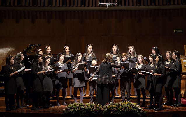 Concierto de la Schola Cantorum de la Catedral de Bogotá ofrecido el domingo 17 de febrero del 2019 en la Sala de Conciertos de la Biblioteca Luis Ángel Arango.
