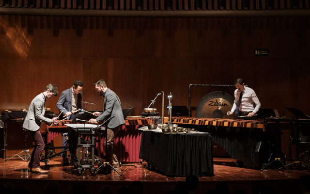 Concierto ofrecido por Third Coast Percussion el domingo 6 de octubre en la Sala de Conciertos de la Biblioteca Luis Ángel Arango. 