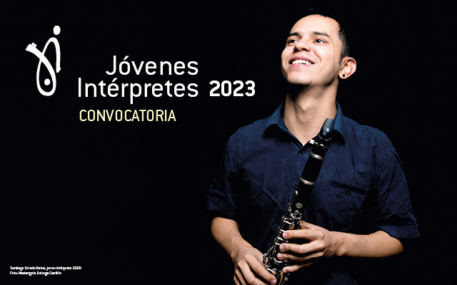 Convocatoria Jóvenes intérpretes 2023. Foto: Santiago Oviedo Reina, parte de los Jóvenes intérpretes 2020.