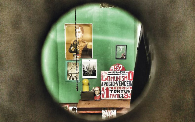 Filosofía, obra de Lucas Ospina en la exposición Ires y venires de la Casa Republicana.