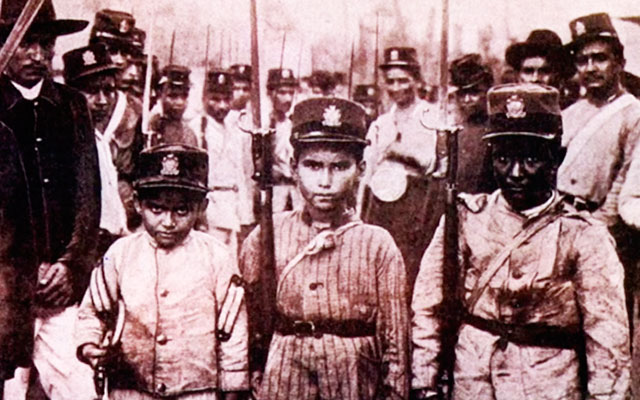 Niños soldados en la Guerra de los Mil Días (1895)