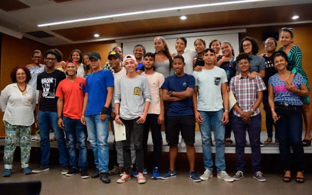 Participantes del Club Mándala en San Andrés 