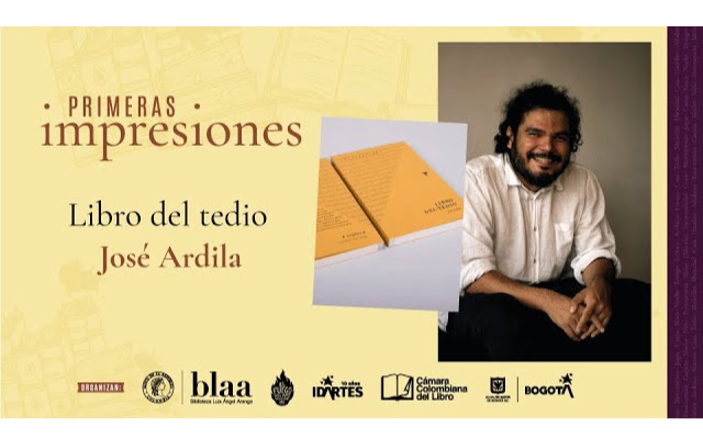 Libro del tedio, de José Ardila