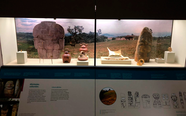 Exposición permanente del Museo del Oro Calima
