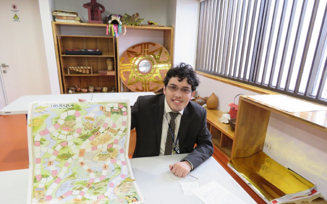 Andrés Vallejo, auxiliar de asuntos culturales del Banco de la República en Pasto.