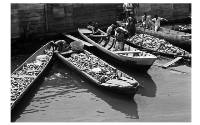 Pescadores en el mar Caribe, Hernán Díaz.