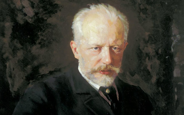 Porträt des Komponisten Pjotr I. Tschaikowski, 1906.