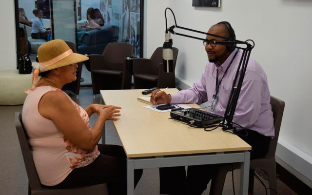 Participantes del Centro de Memorias Orales de San Andrés 