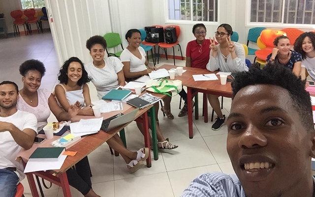 Taller Palabras viajeras “Di Wod we Jrif” en el Centro Cultural de San Andrés