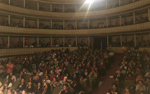 Concierto de Tabea Debus (Alemania), en el Teatro Municipal Guillermo Valencia