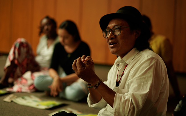 Asistentes al taller ‘Nuestra diversidad: Nuestros pueblos indígenas de Antioquia