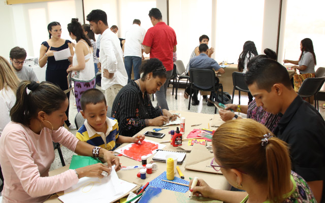 Talleres del proyecto cultural La paz se toma la palabra