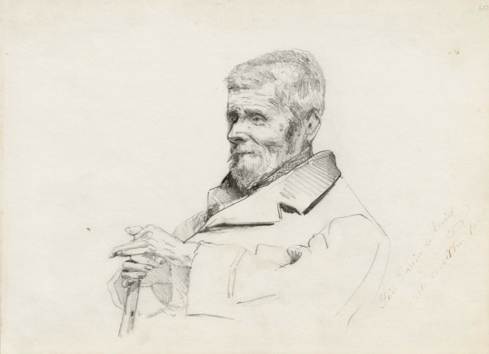 [5] Luis García Hevia. 1876?, dibujo sobre papel, 30 x 22 cm - F. Urdaneta 205.  Alberto Urdaneta (1845-1887)