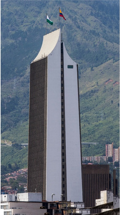 Edificio Coltejer en Medellín.