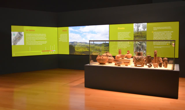 Exposición Historias de ofrendas muiscas.