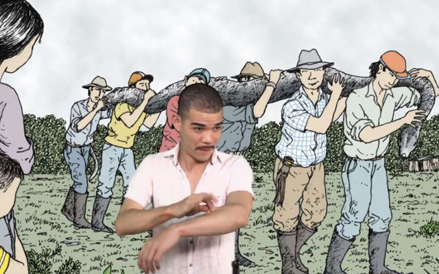 Fotograma de La luna en los almendros 