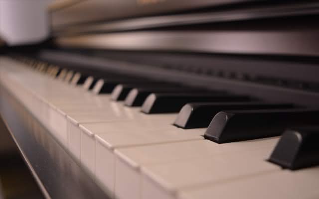 Teclado de un piano