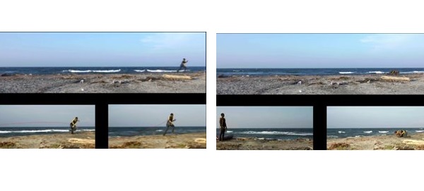 De la serie Ejercicios de inmensidad - Un Jesús, isla de Salamanca - 2013-2014. Proyección de video en loop con sonido. Duración: 2 minutos 15 segundos.