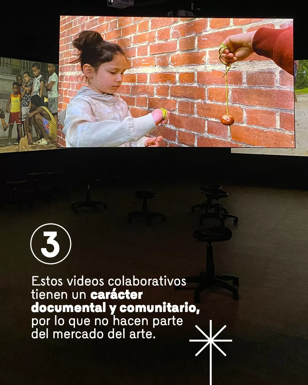 3. Estos videos colaborativos tienen un carácter documental y comunitario, por lo que no hacen parte del mercado del arte.
